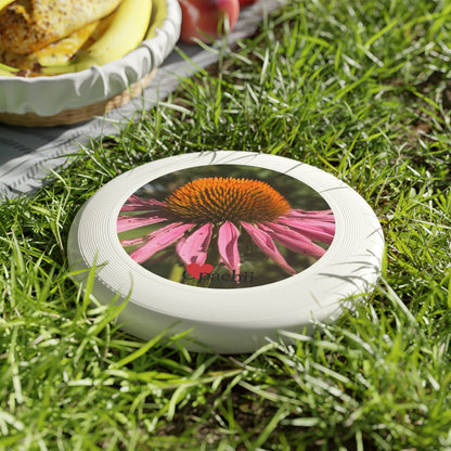 Floral Frisbee with Nature Design - Perfect for Outdoor Fun, Gifts for Friends, Summer Activities, Garden Parties, Recreational Play