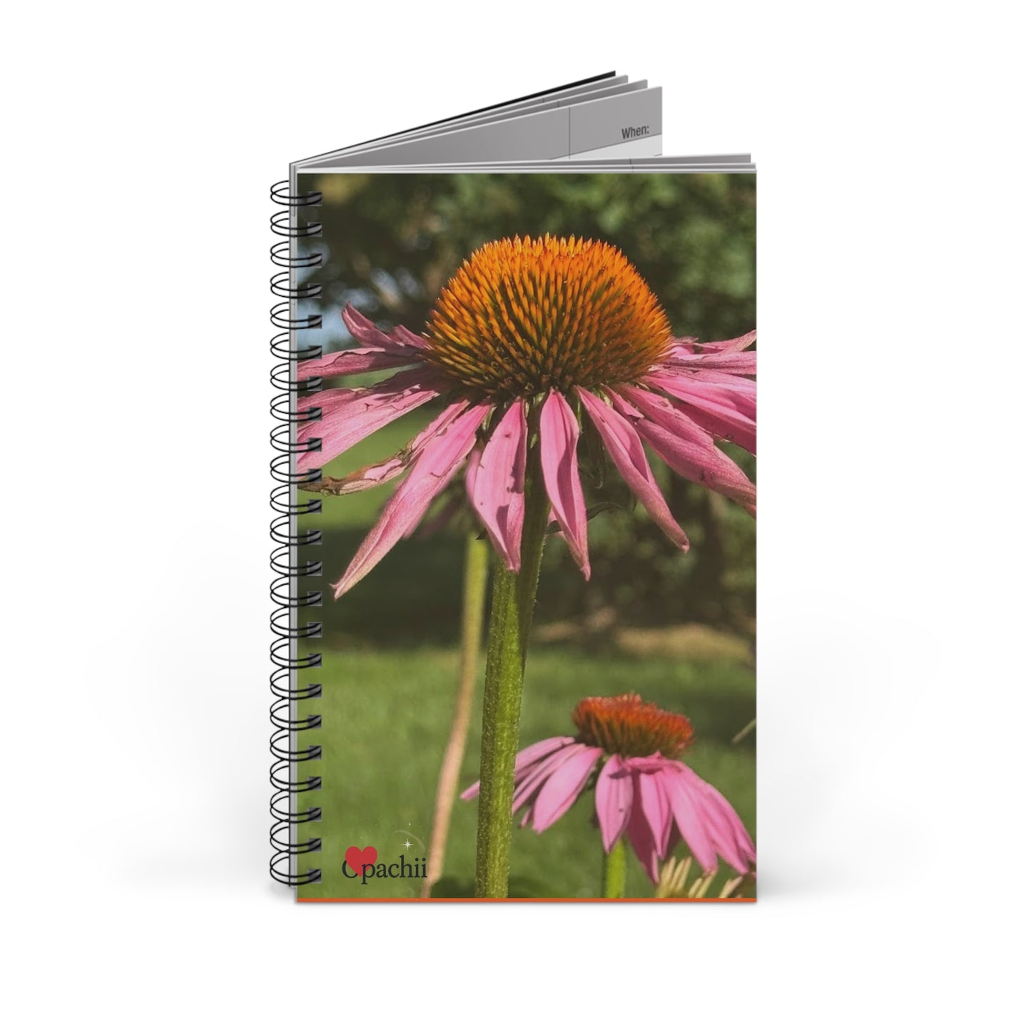 Floral Spiral Journal | Nature-Inspired Notebook for Creative Writing, Floral Gifts, Journaling, Eco-Friendly Stationery, Art Lovers