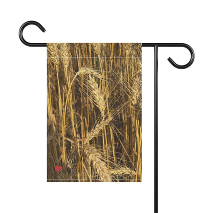 Wheat Banner, Outdoor Decorative Flag, Spring House Decor, Unique Garden Sign for Events, Enthusiast Gift