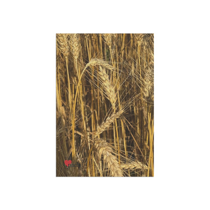 Wheat Banner, Outdoor Decorative Flag, Spring House Decor, Unique Garden Sign for Events, Enthusiast Gift