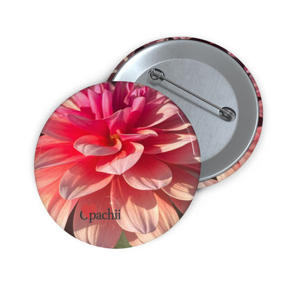 Floral Pin Buttons, Personalized Accessories, Cute Gifts, Fun Party Favors, Floral Art Pins, Unique Collectibles
