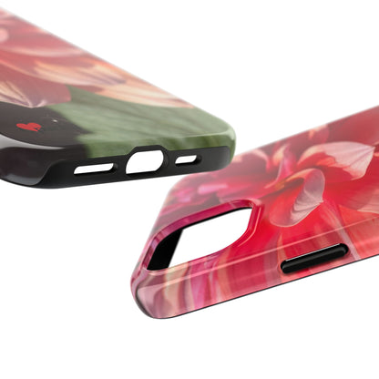 Flower Phone Case, Tough Phone Cases for Nature Lovers, Floral Phone Cover, Echinacea Floral Design, Gift for Plant Lovers