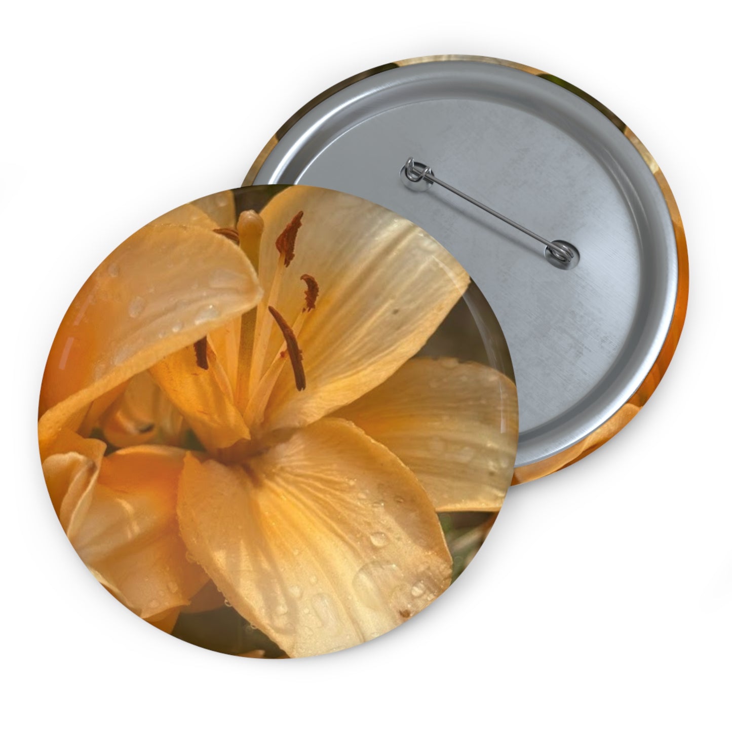 Floral Pin Buttons, Personalized Accessories, Cute Gifts, Fun Party Favors, Floral Art Pins, Unique Collectibles