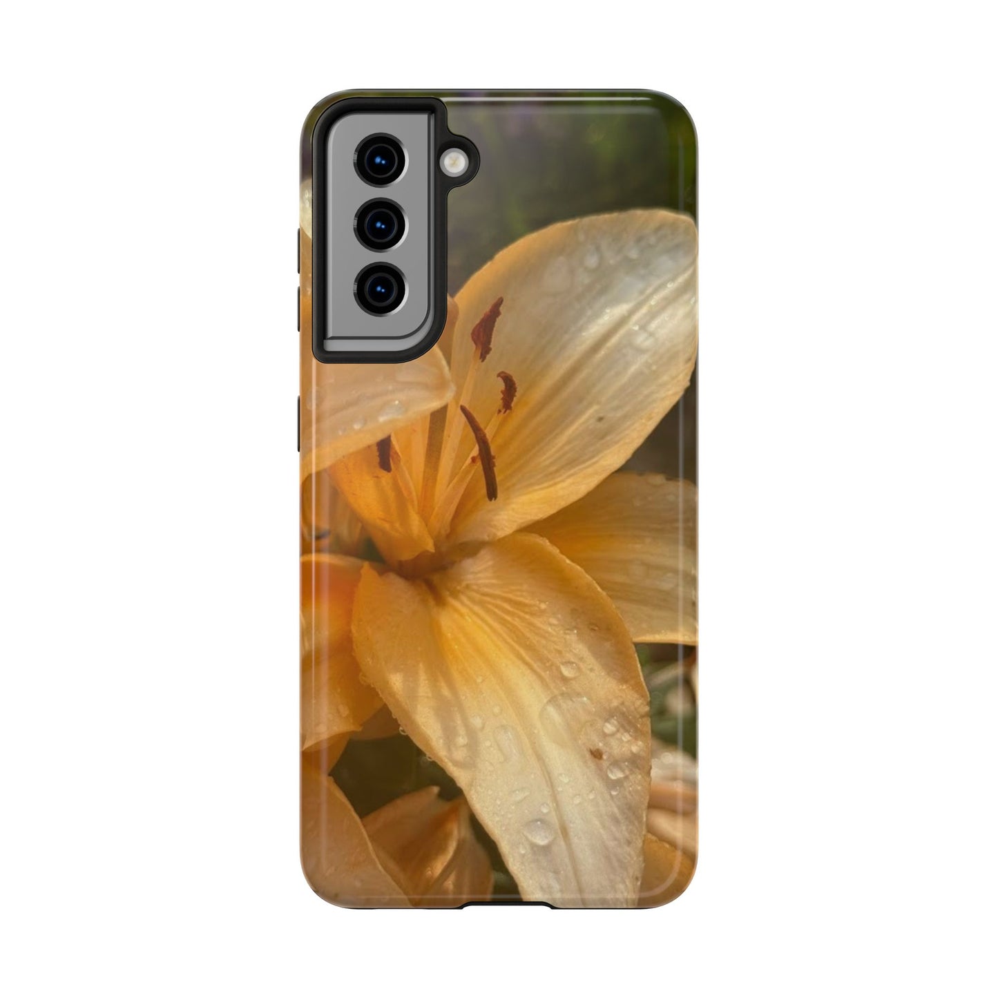 Flower Phone Case, Tough Phone Cases for Nature Lovers, Floral Phone Cover, Echinacea Floral Design, Gift for Plant Lovers