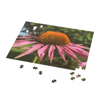 Flower Puzzle with Vibrant Echinacea Design, 120, 252, 500-Piece Jigsaw, Nature Lover Gift, Home Decor, Relaxation Activity, Artsy [...]