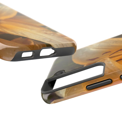 Flower Phone Case, Tough Phone Cases for Nature Lovers, Floral Phone Cover, Echinacea Floral Design, Gift for Plant Lovers