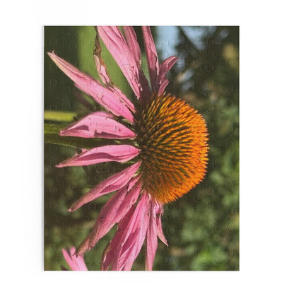 Flower Puzzle with Vibrant Echinacea Design, 120, 252, 500-Piece Jigsaw, Nature Lover Gift, Home Decor, Relaxation Activity, Artsy [...]