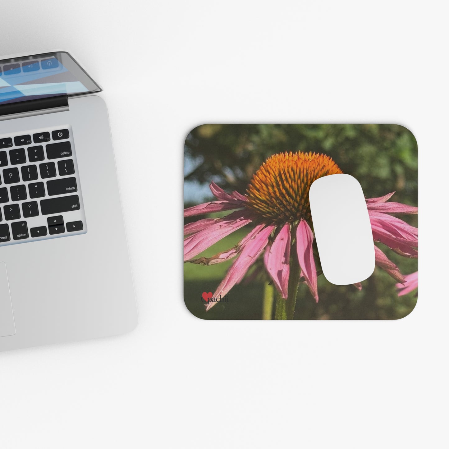 Floral Mouse Pad | Nature Desk Accessory, Flower Office Gift, Spring Decor, Ergonomic Mousepad, Floral Home Office Must-Have