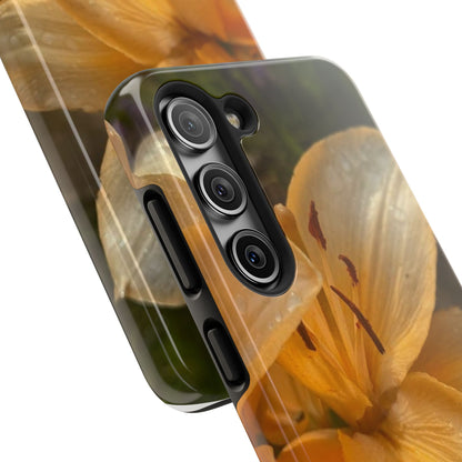 Flower Phone Case, Tough Phone Cases for Nature Lovers, Floral Phone Cover, Echinacea Floral Design, Gift for Plant Lovers