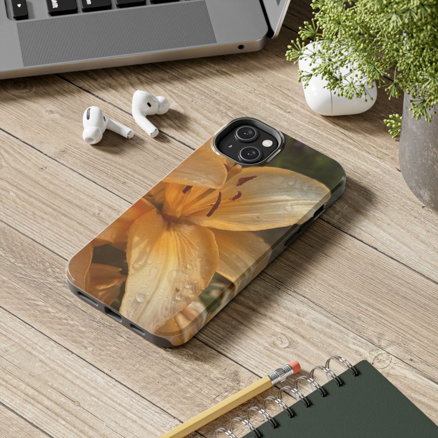 Flower Phone Case, Tough Phone Cases for Nature Lovers, Floral Phone Cover, Echinacea Floral Design, Gift for Plant Lovers