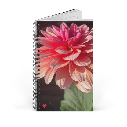 Floral Spiral Journal | Nature-Inspired Notebook for Creative Writing, Floral Gifts, Journaling, Eco-Friendly Stationery, Art Lovers