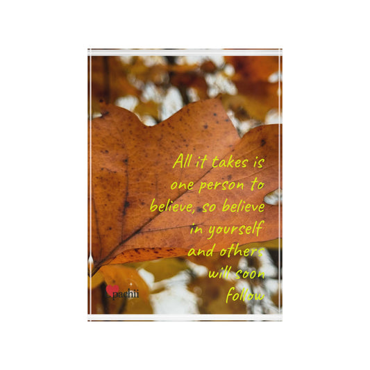 🧊Autumn Held Still – Acrylic Photo Block