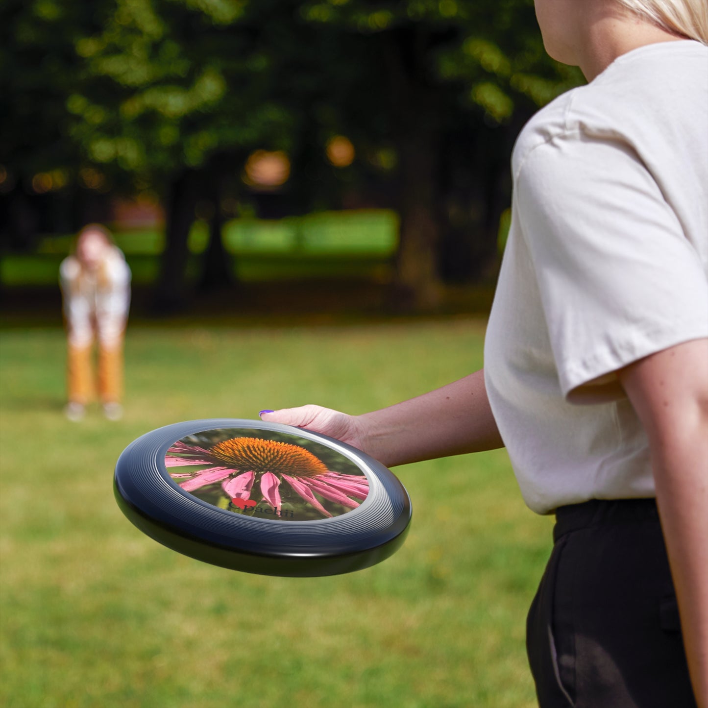 Floral Frisbee with Nature Design - Perfect for Outdoor Fun, Gifts for Friends, Summer Activities, Garden Parties, Recreational Play