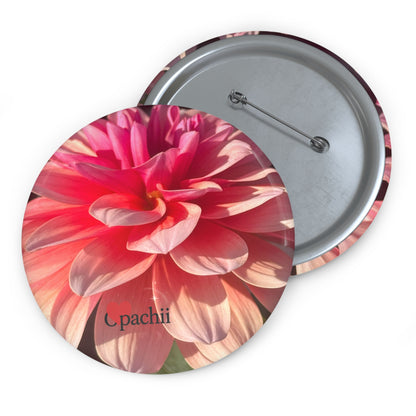 Floral Pin Buttons, Personalized Accessories, Cute Gifts, Fun Party Favors, Floral Art Pins, Unique Collectibles