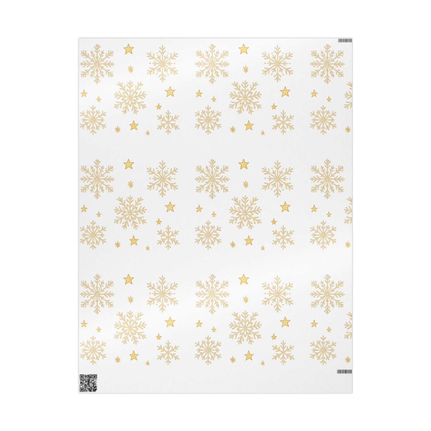 Elegant Snowflake Wrapping Paper - Perfect for Winter Celebrations