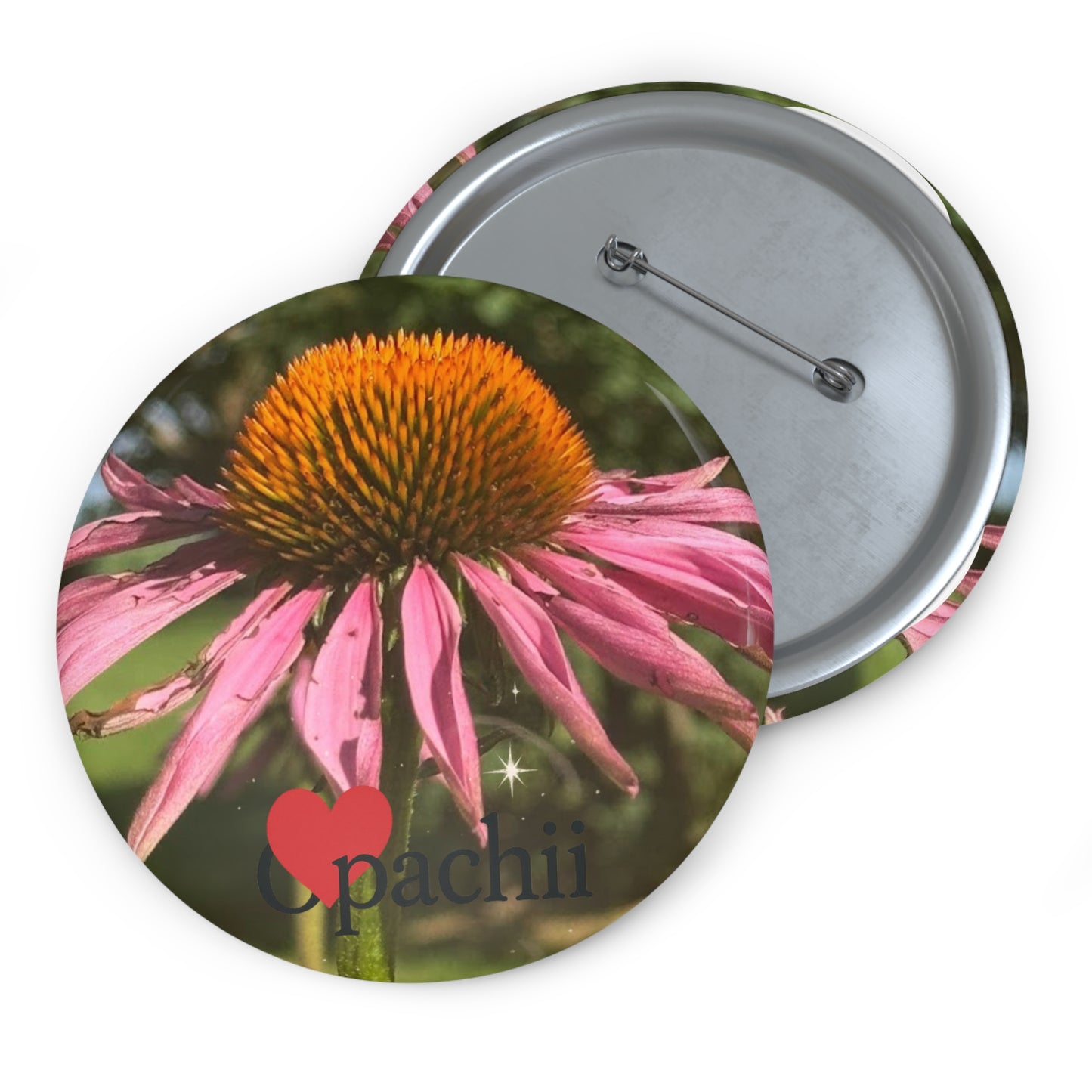 Custom Floral Pin Buttons, Personalized Accessories, Cute Gifts, Fun Party Favors, Floral Art Pins, Unique Collectibles