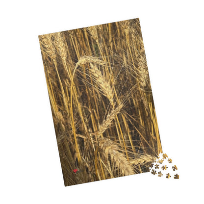 Wheat Field Puzzle - Nature Scene for Relaxation and Family Fun