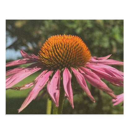 Flower Puzzle with Vibrant Echinacea Design, 120, 252, 500-Piece Jigsaw, Nature Lover Gift, Home Decor, Relaxation Activity, Artsy [...]
