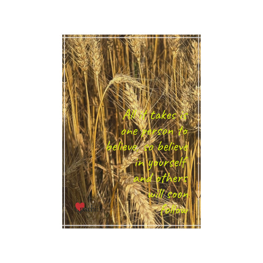 Inspirational Photo Block, Motivational Desk Art, Home Decor, Floral Inspirational Gift, Positive Affirmation Display