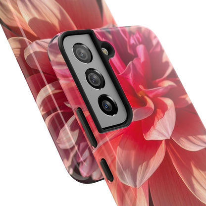 Flower Phone Case, Tough Phone Cases for Nature Lovers, Floral Phone Cover, Echinacea Floral Design, Gift for Plant Lovers