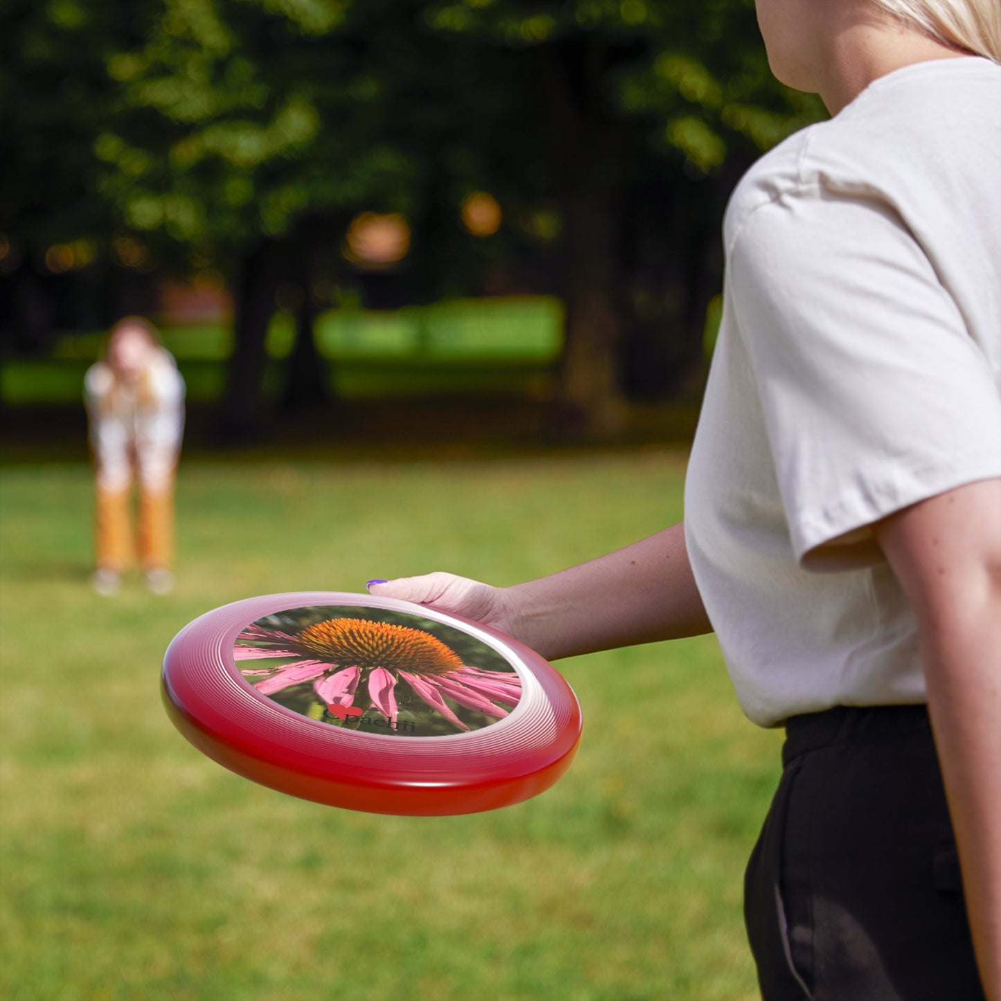Floral Frisbee with Nature Design - Perfect for Outdoor Fun, Gifts for Friends, Summer Activities, Garden Parties, Recreational Play