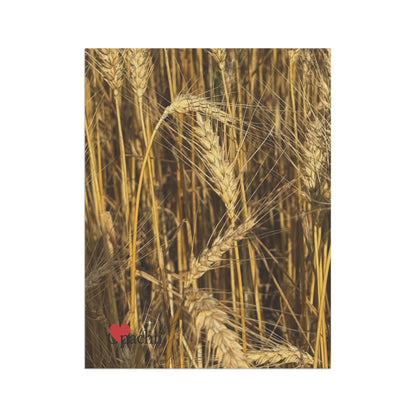 Rustic Garden Banner, Wheat Field Decor, Outdoor Home Decoration, Farmhouse Style, Seasonal Garden Sign