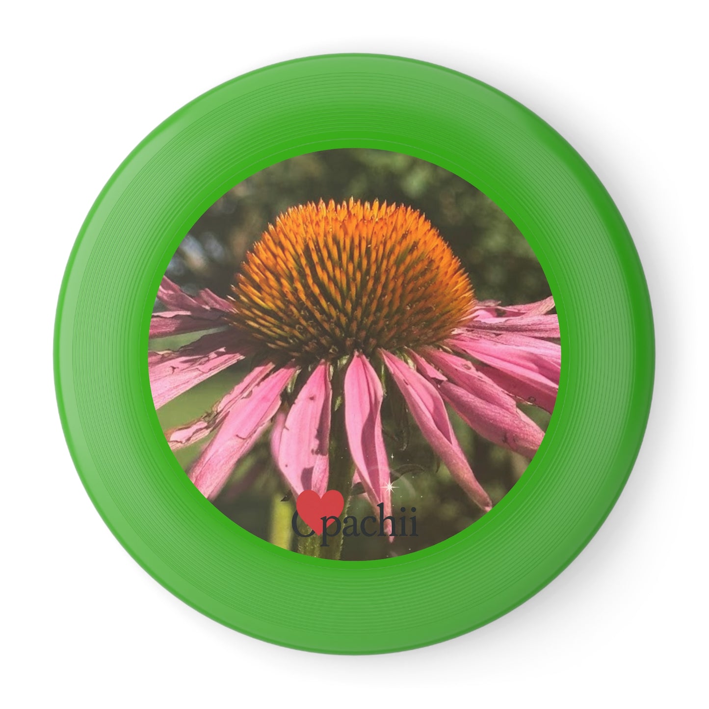 Floral Frisbee with Nature Design - Perfect for Outdoor Fun, Gifts for Friends, Summer Activities, Garden Parties, Recreational Play