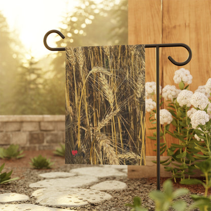 Wheat Banner, Outdoor Decorative Flag, Spring House Decor, Unique Garden Sign for Events, Enthusiast Gift